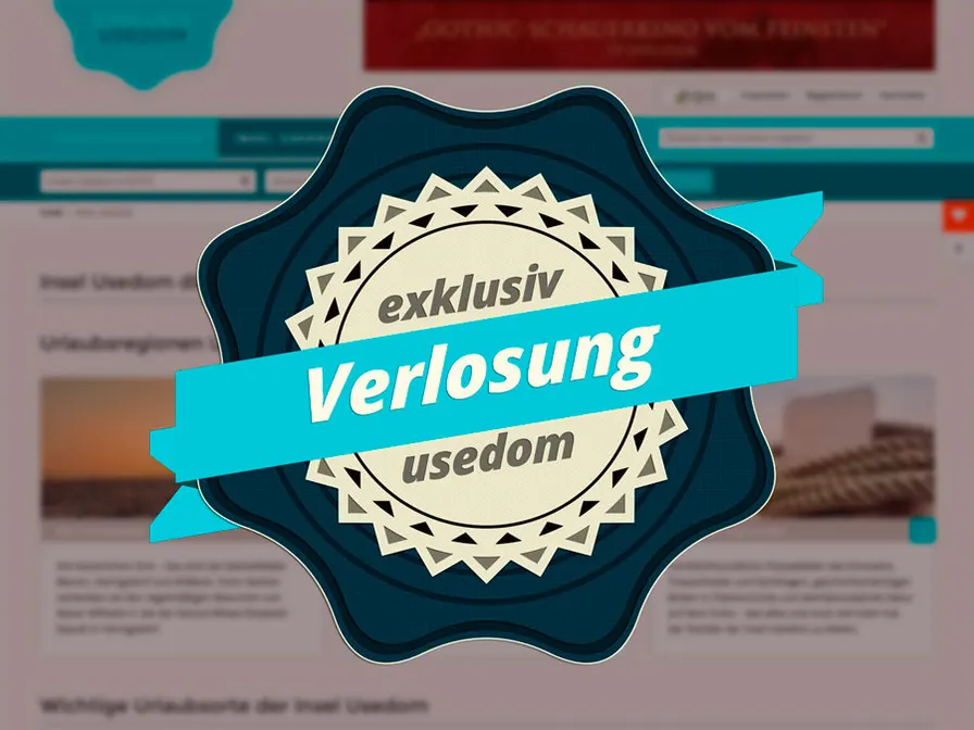 Landschaftsbild Usedom und Premiumeintrag zu verlosen
