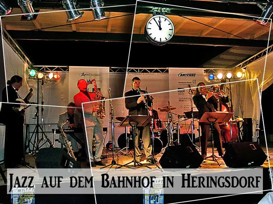 Jazz auf dem Bahnhof in Heringsdorf