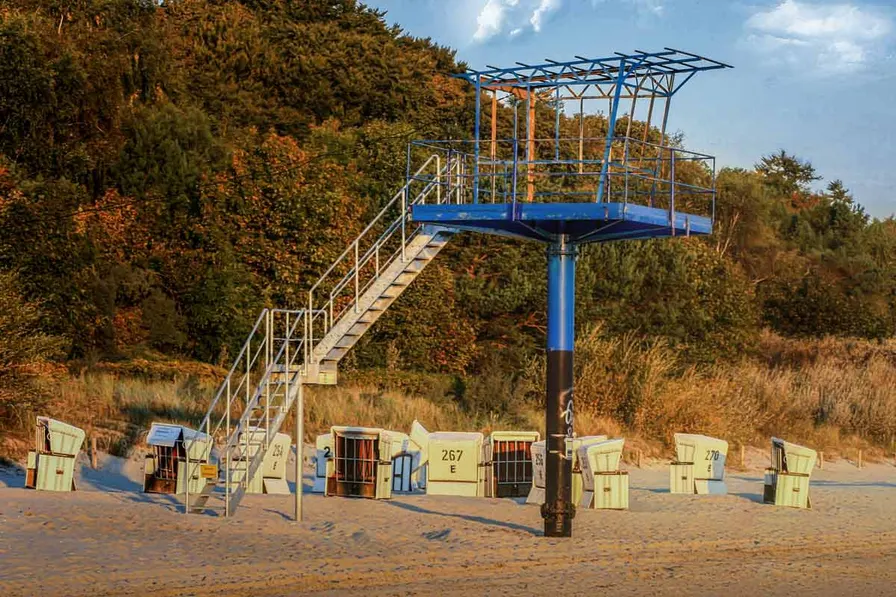 Sanierungsarbeiten an Rettungstürmen