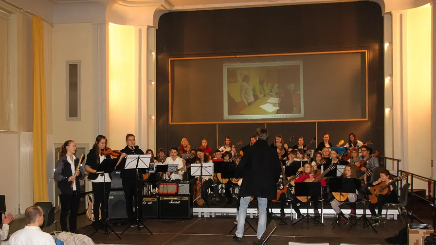 Abschlusskonzert im Kinosaal des HTM Peenemünde