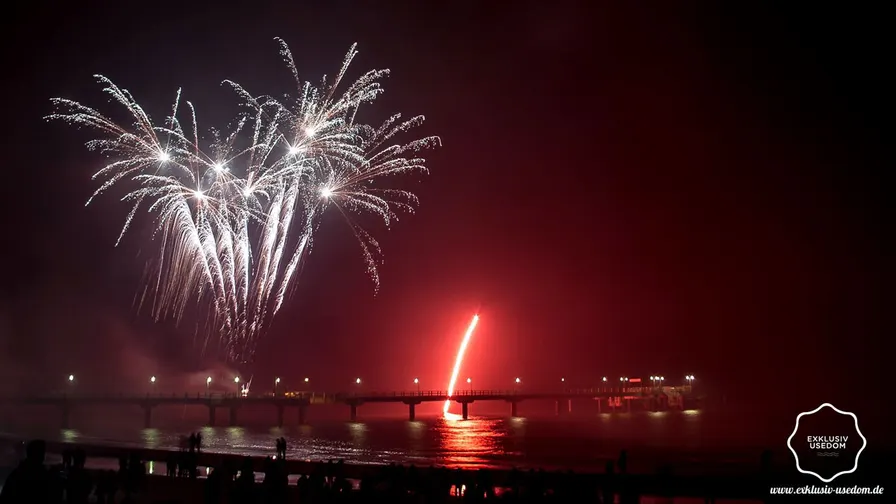 XXL-Feuerwerk auf Usedom am Tag der Deutschen Einheit