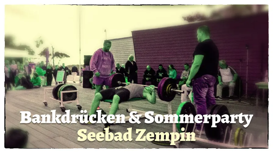 Bankdrücken & Sommerparty