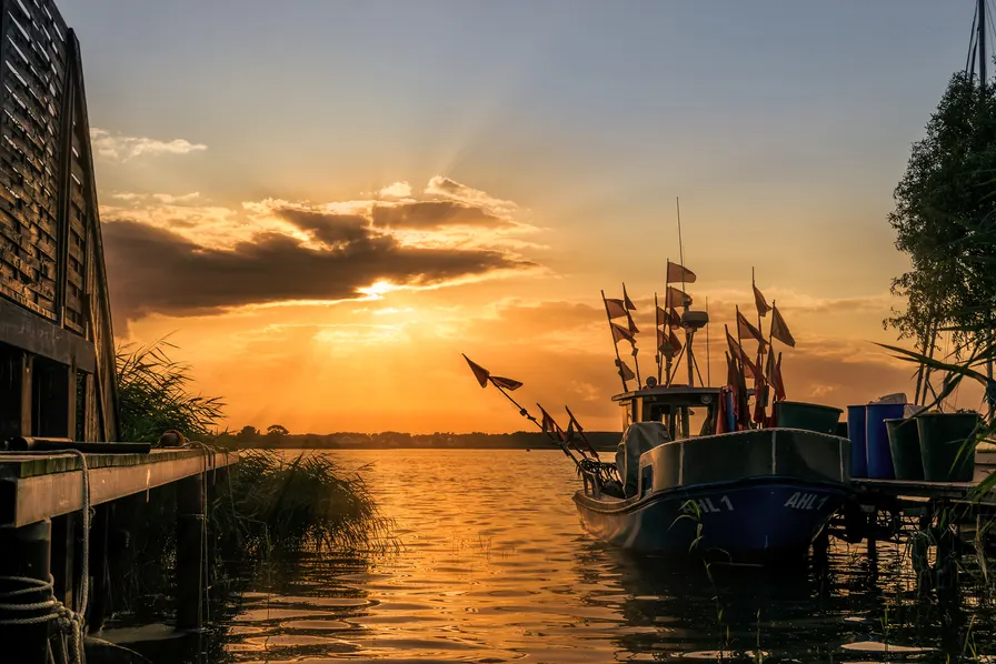 Wie entdeckt man das romantische Usedom am Achterwasser?