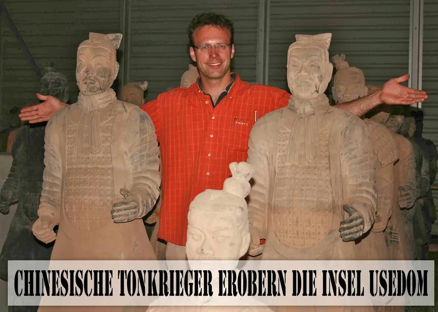 Chinesische Tonkrieger erobern die Insel Usedom