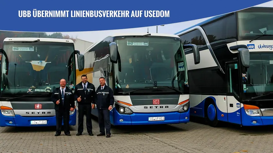 UBB optimiert Fernbuslinien und baut Reisebusangebot aus