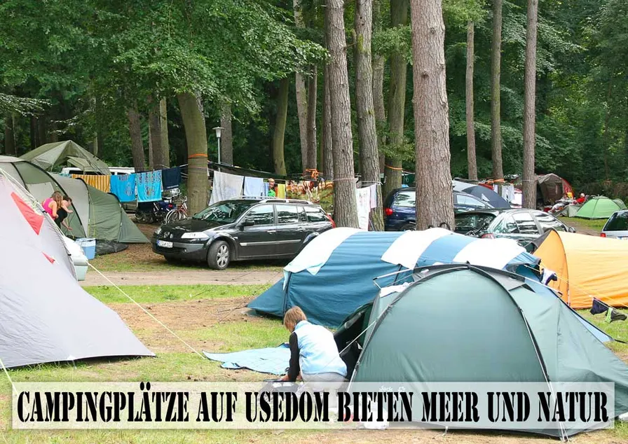 Campingplätze auf Usedom