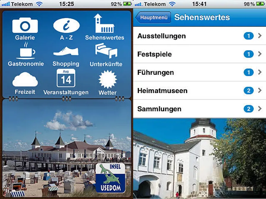 Usedom App  für jeden der die Insel Usedom liebt