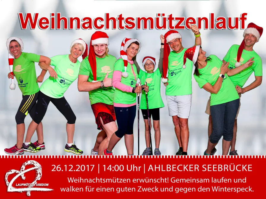 Laufmützen laden zum 4. Weihnachtsmützenlauf ein