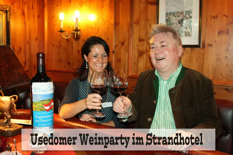 Usedomer Weinparty im Strandhotel