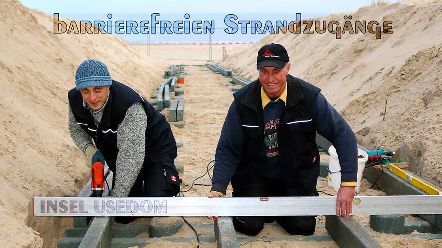 Barrierefreie Strandzugänge auf Usedom