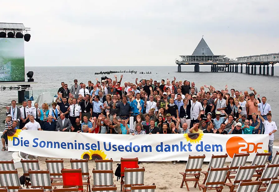 Die Sonneninsel Usedom bedankt sich beim ZDF