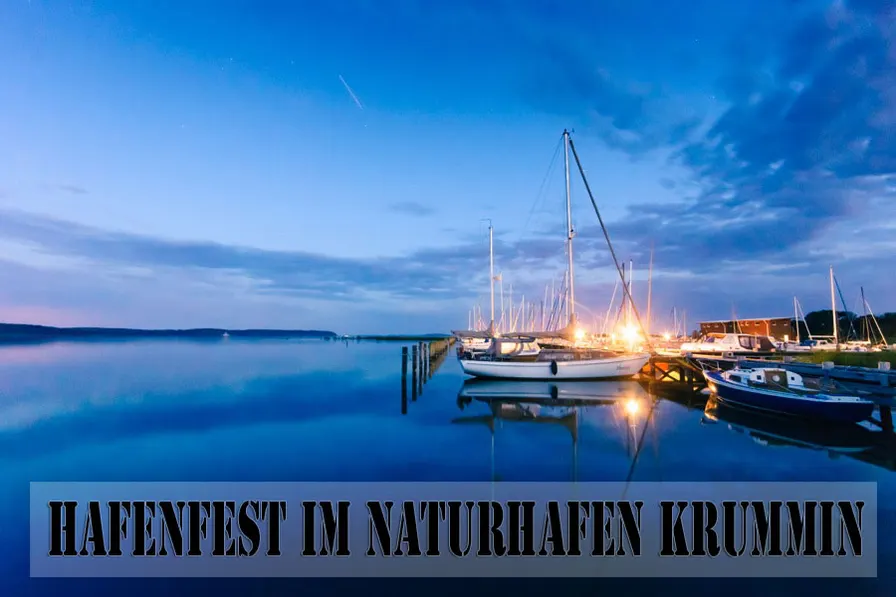 Hafenfest im Naturhafen Krummin