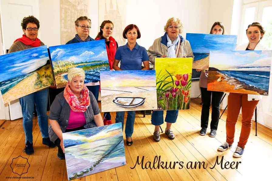 Malkurs am Meer der Ostsee