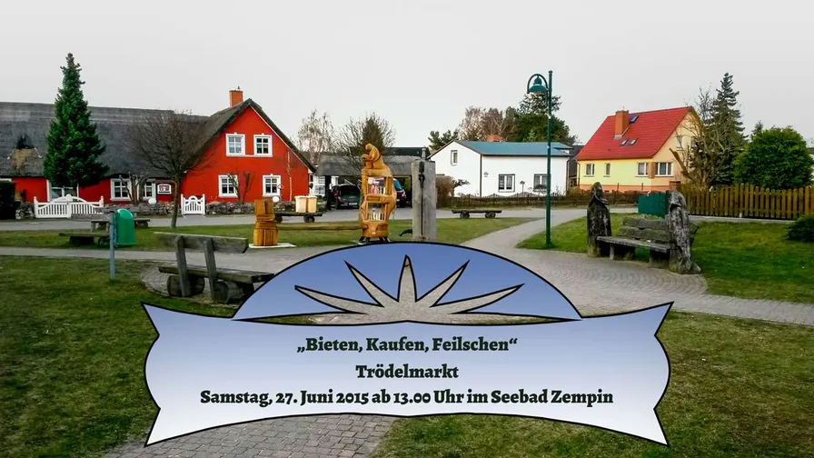 Trödelmarkt in Zempin