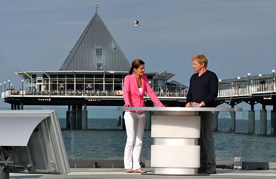 Fußball EM am ZDF Fußballstrand