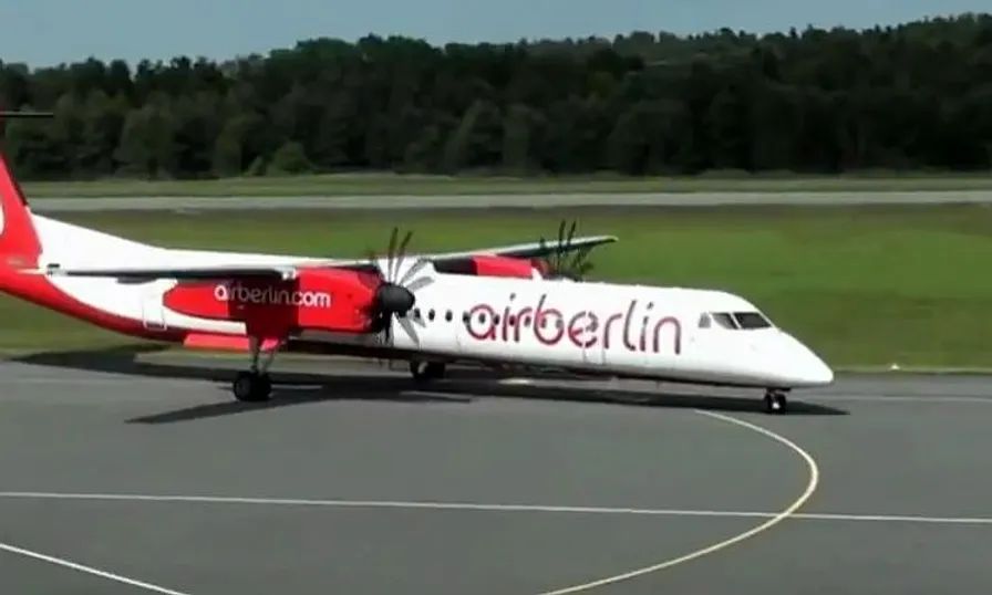 Air Berlin landet auf Usedom
