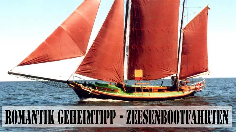 Zeesenboot Romantik auf dem Stettiner Haff