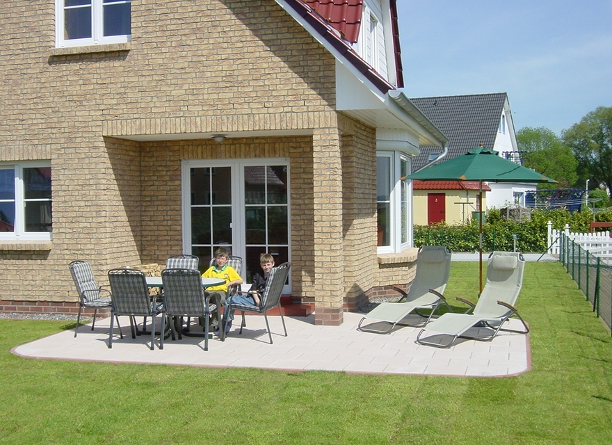 Blick auf die Terrasse