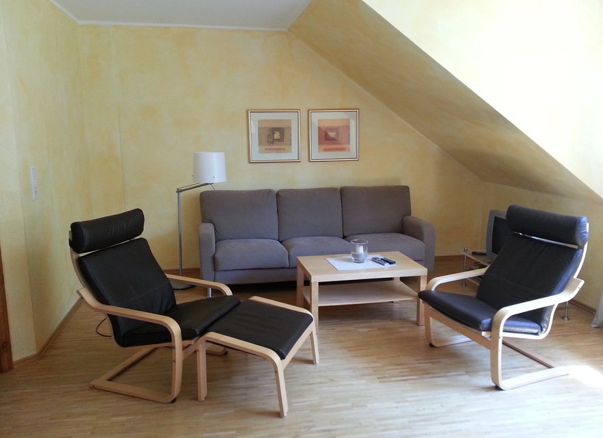 Wohnzimmer mit Smart TV