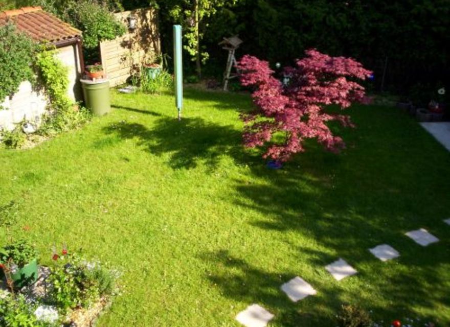 Blick vom Balkon