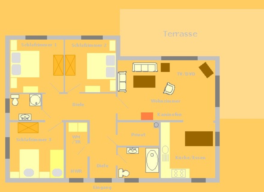 Grundriss EG-Wohnung
