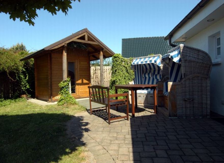 Blockhaus Sauna u. Garten