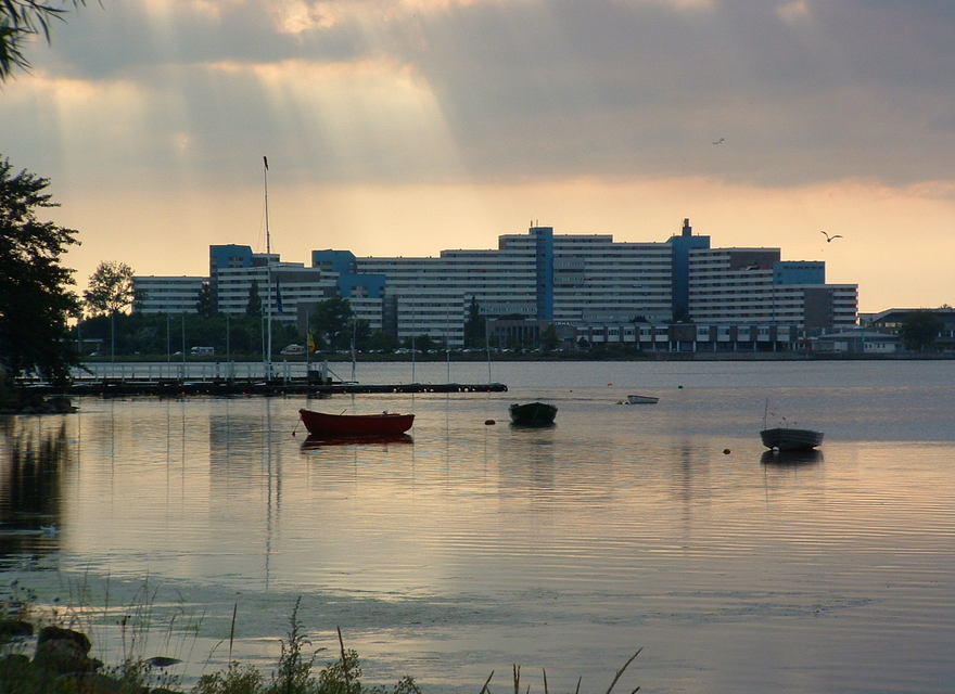 Blick zum Ferienpark