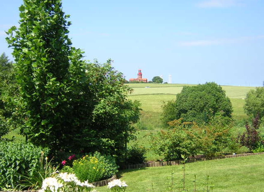 Panoramablick zum  Leuchtturm