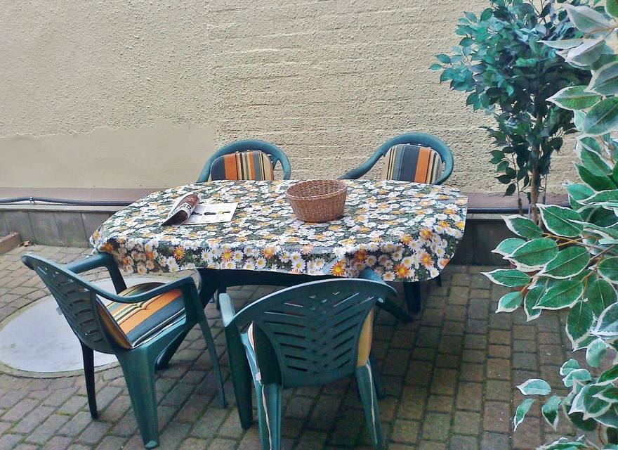 auf der Terrasse