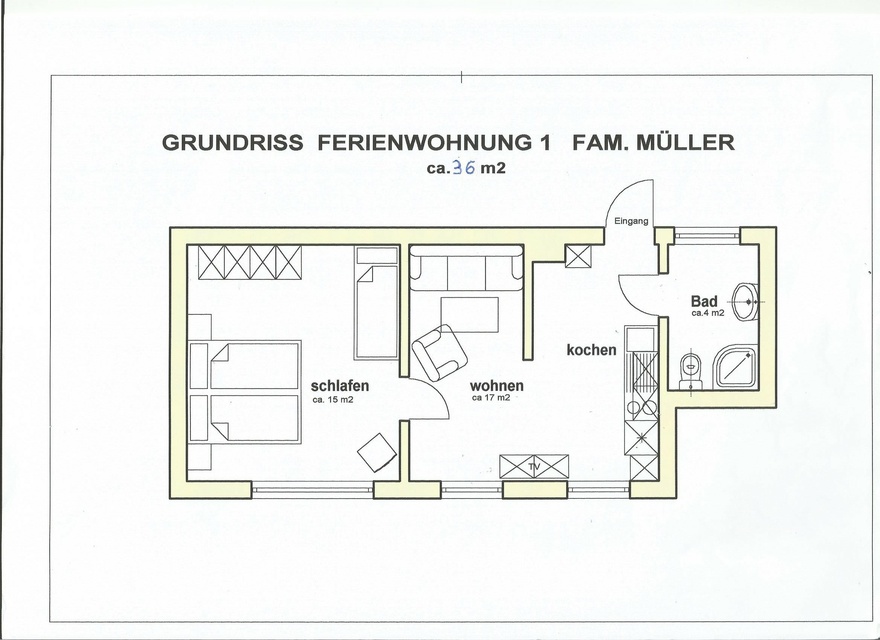 Grundriss FeWo  1