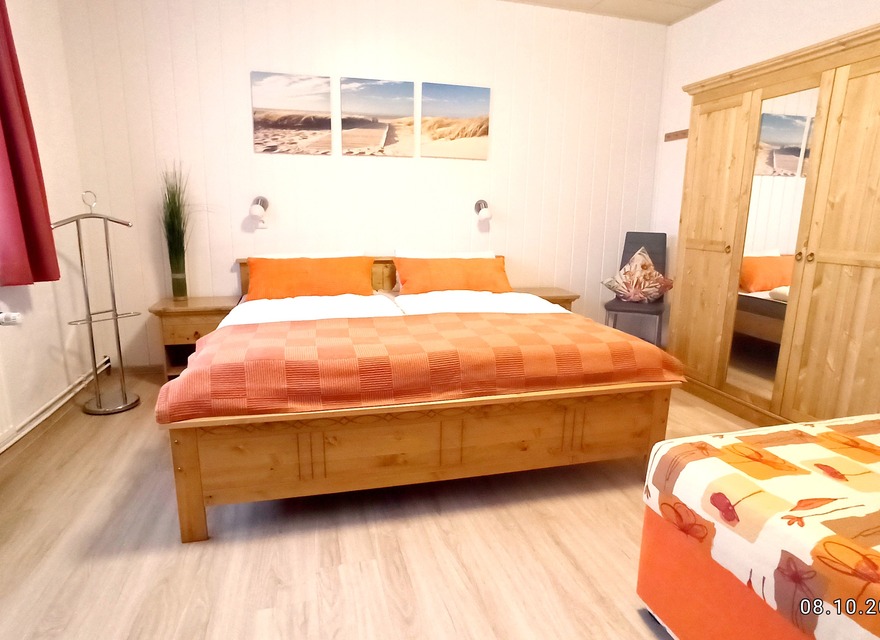 im Schlafzimmer