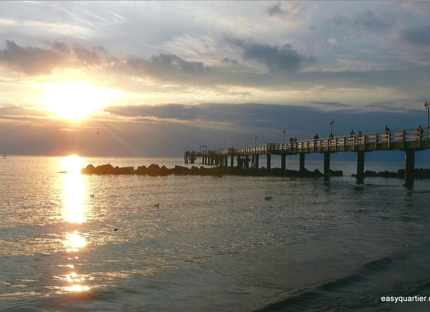 Abendstimmung Seebrücke Ostsee