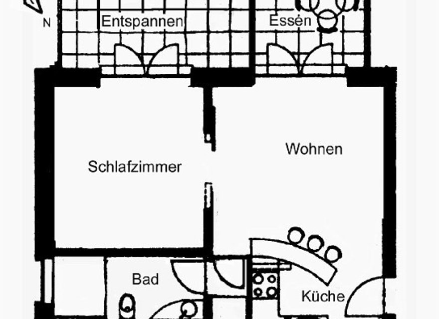 Grundriss der Wohnung Kormoran