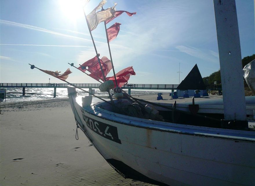 der Strand in Koserow