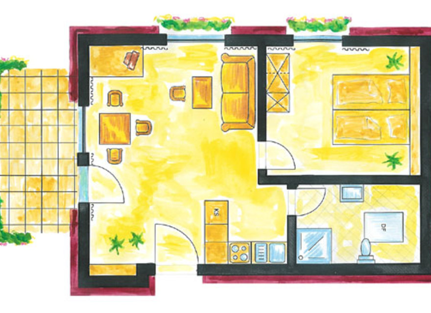 Grundriss Dachgeschoss