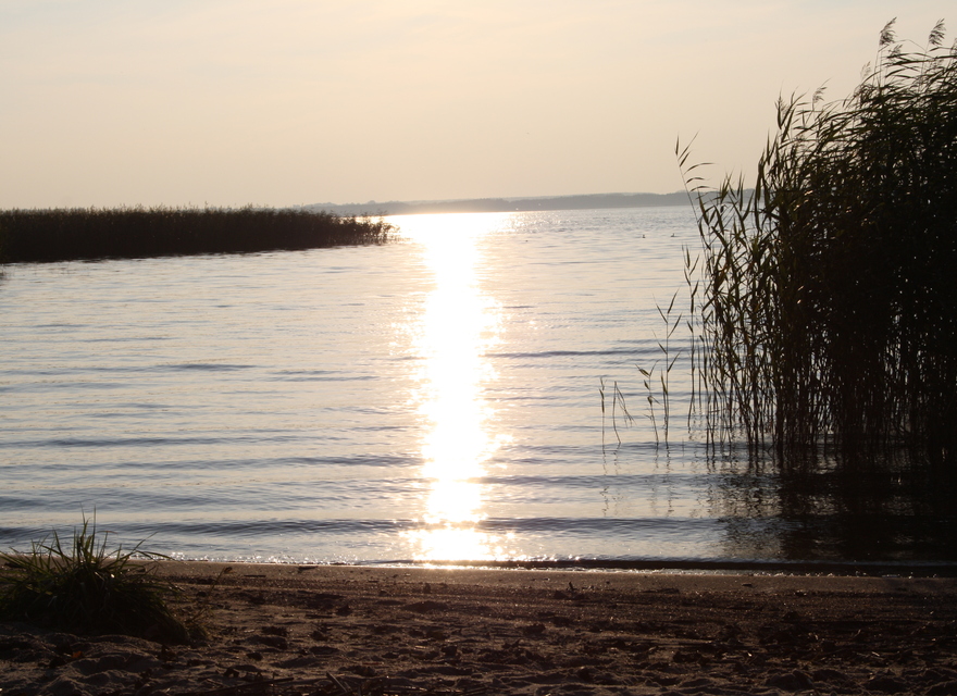 Romantischer Sonnenuntergang