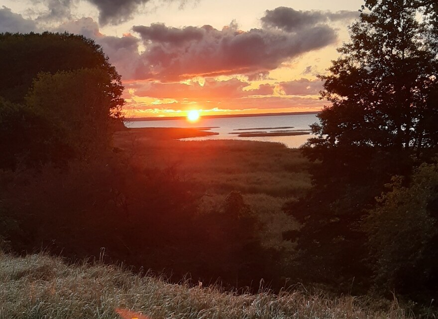 Sonnenaufgang am Haff