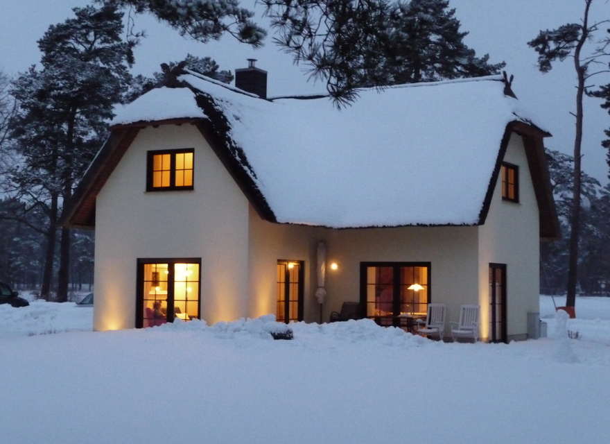 Haus im Schnee