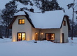 Haus im Schnee