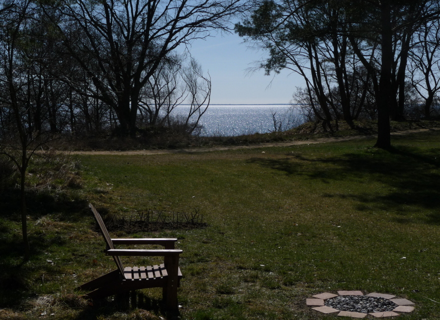 Haffblick von der Grillstelle