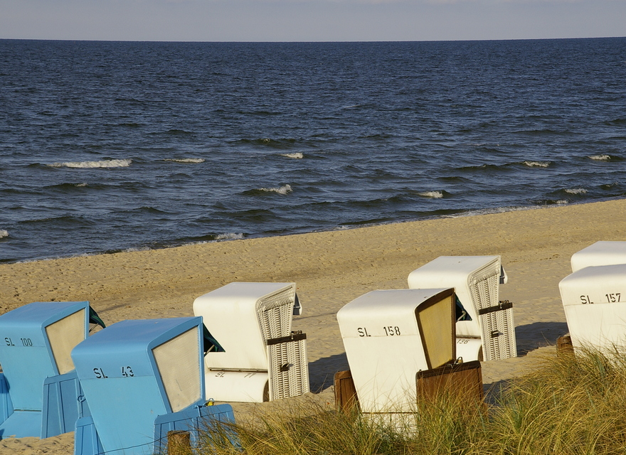 Strand im Frühjahr