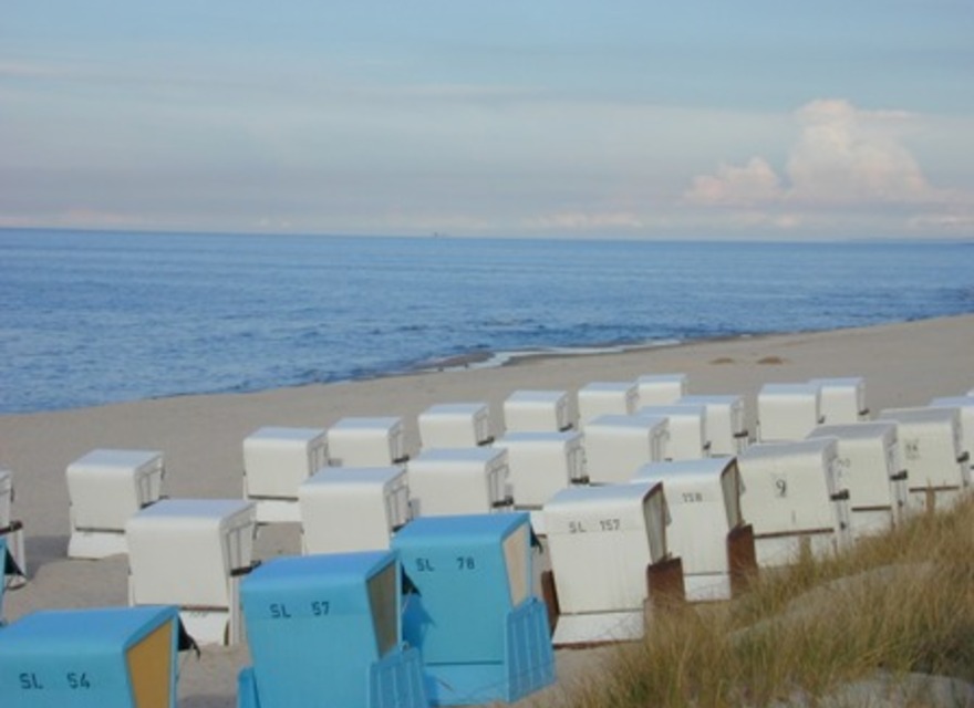 Der Sandstrand nahe der FeWo  