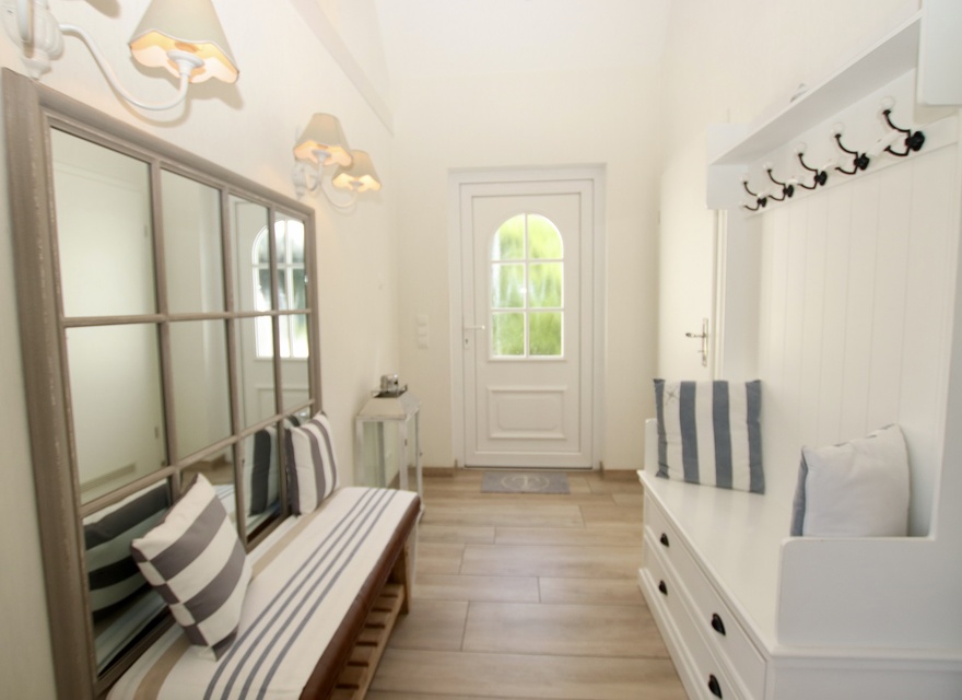 Die Garderobe im Flur