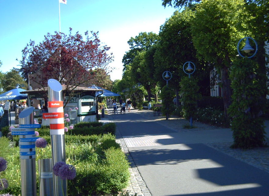 Anfang der Zingster "Flanierm.