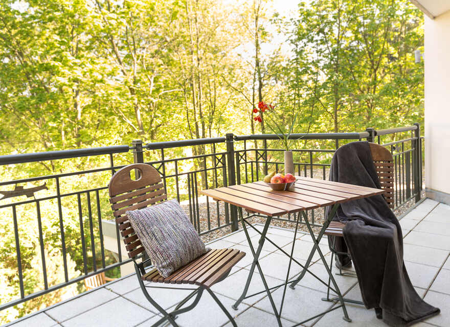 zumeist mit Balkon/Terrasse