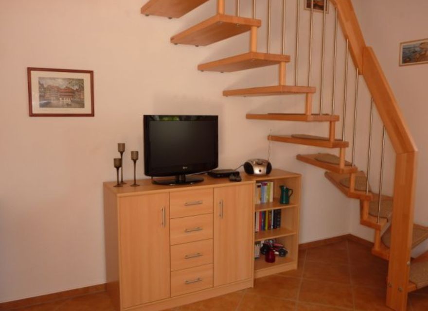 Treppe zum Schlafzimmer