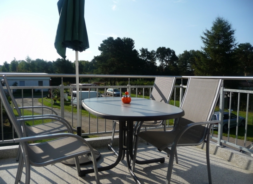 Balkon mit viel Sonne