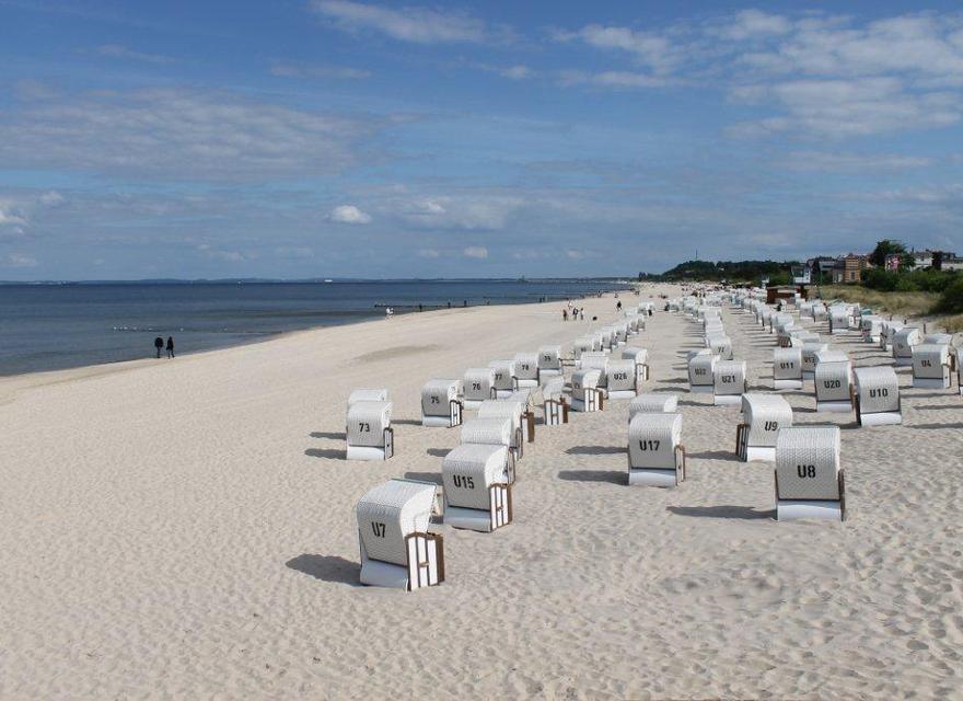 Weißer Sandstrand in Zinnowitz