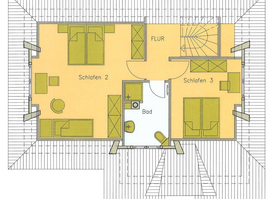 Grundriss Obergeschoss