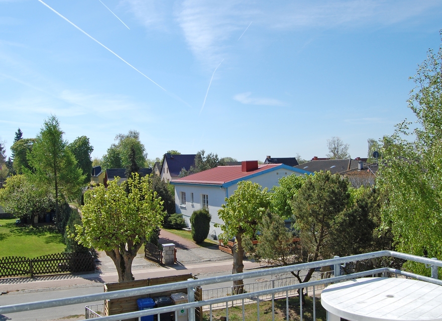 Blick vom Balkon